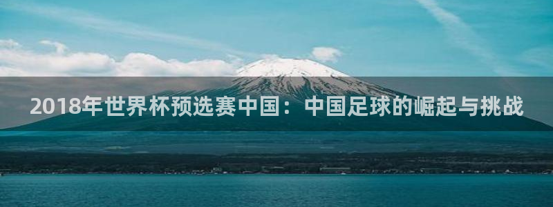 世界杯亚洲区预选赛：2018年世界杯预选赛中国：中国足球的崛起与挑战